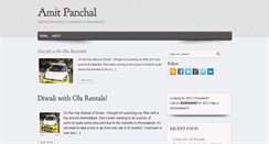 Desktop Screenshot of amitpanchal.com