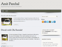 Tablet Screenshot of amitpanchal.com